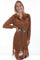 Scully Women's Western Fringe Long Sleeve Dress HC485