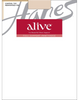 Hanes Alive Full Support Control Top Reinforced Toe Pantyhose 810