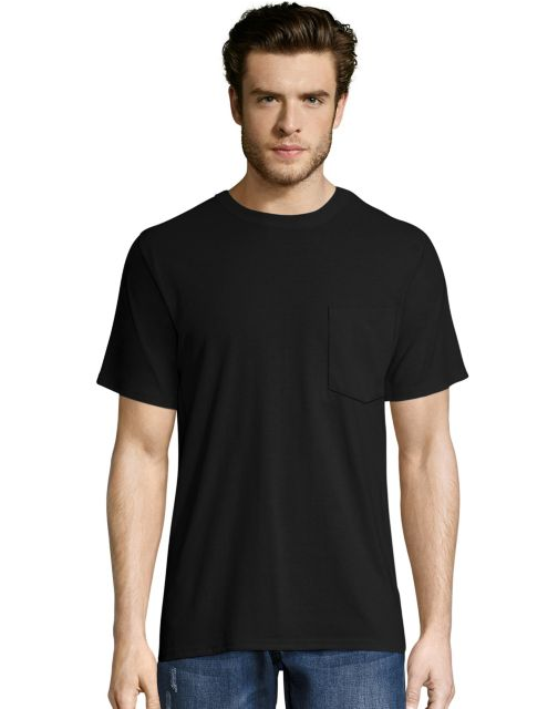 Hanes Men's X-Temp® FreshIQ® Workwear Pocket Tee Value 2-Pack OW1102
