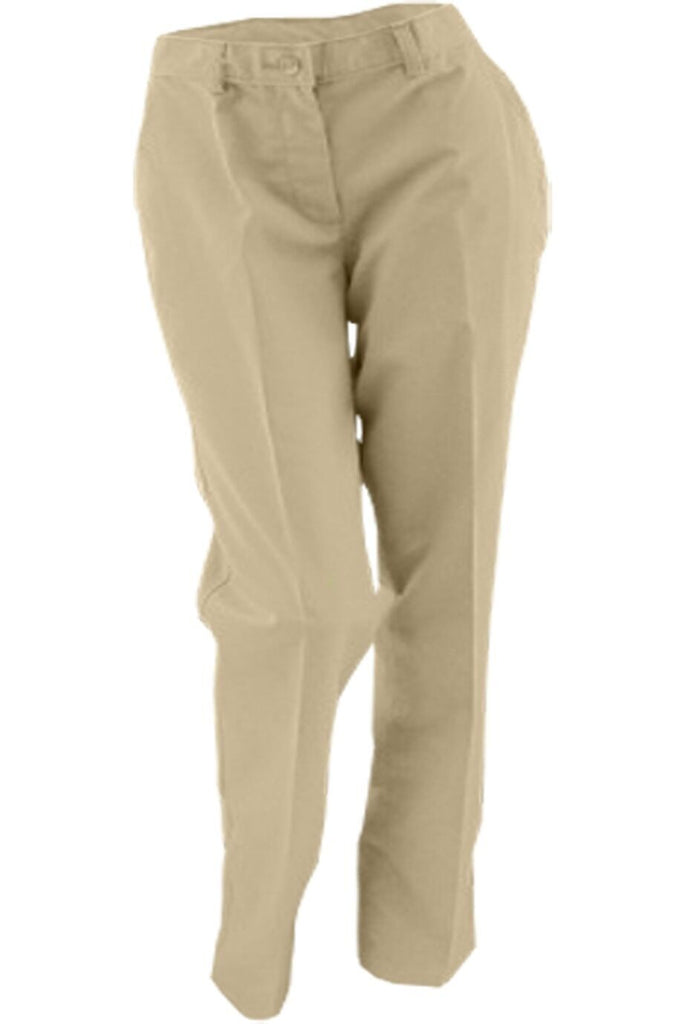 Women's Blended Chino Flat Front Pant 8579