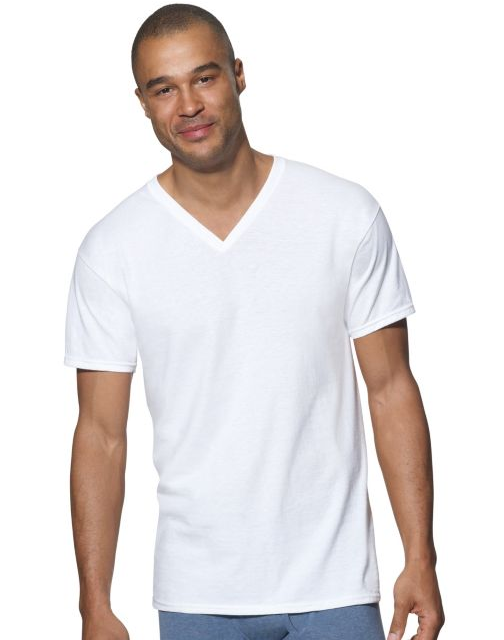 Hanes Ultimate™ ComfortSoft® TAGLESS® Men's V-Neck Undershirt 3-Pack 7880W3