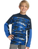 Hanes Sport™ Boys' Long Sleeve Pieced Tech Tee OD256