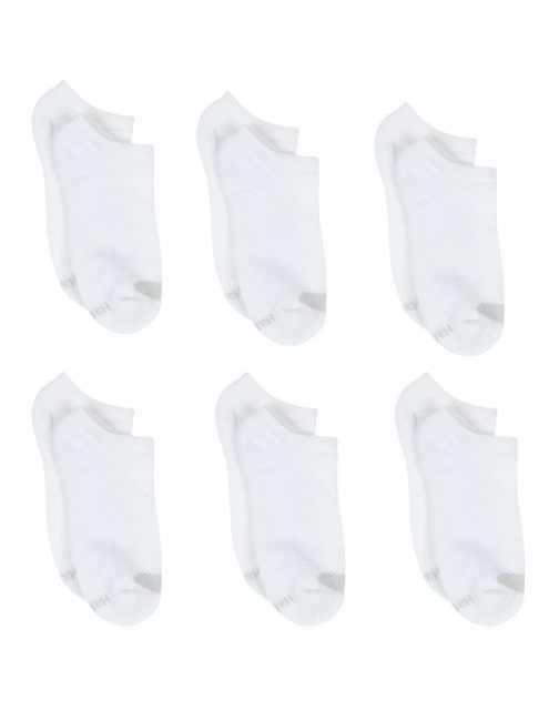 Hanes Women's Cool Comfort® No Show Socks Extended Sizes 8-12, 6-Pack 650V6P