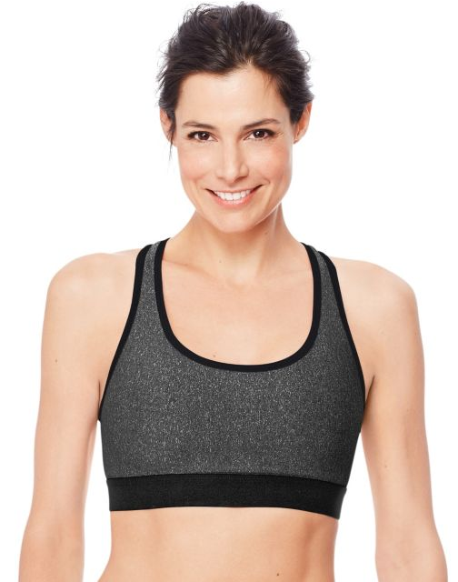 Hanes Sport™ Women's Racerback Compression Sports Bra O9178