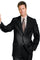 Men's Single Breasted Wool Blend Suit Coat 3680