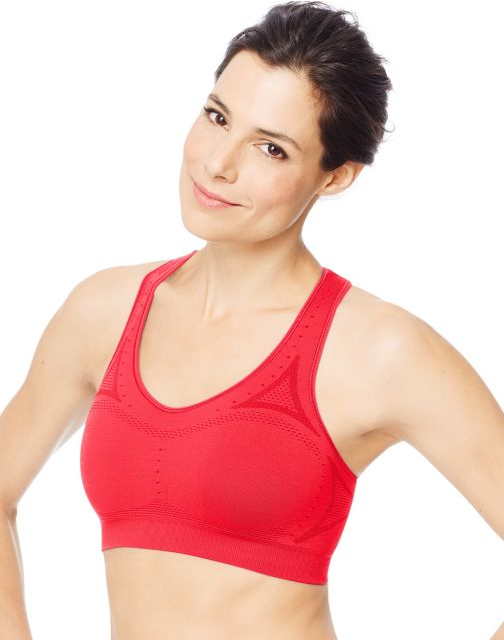 Hanes Sport™ Women's Seamless Racerback Sports Bra O9003