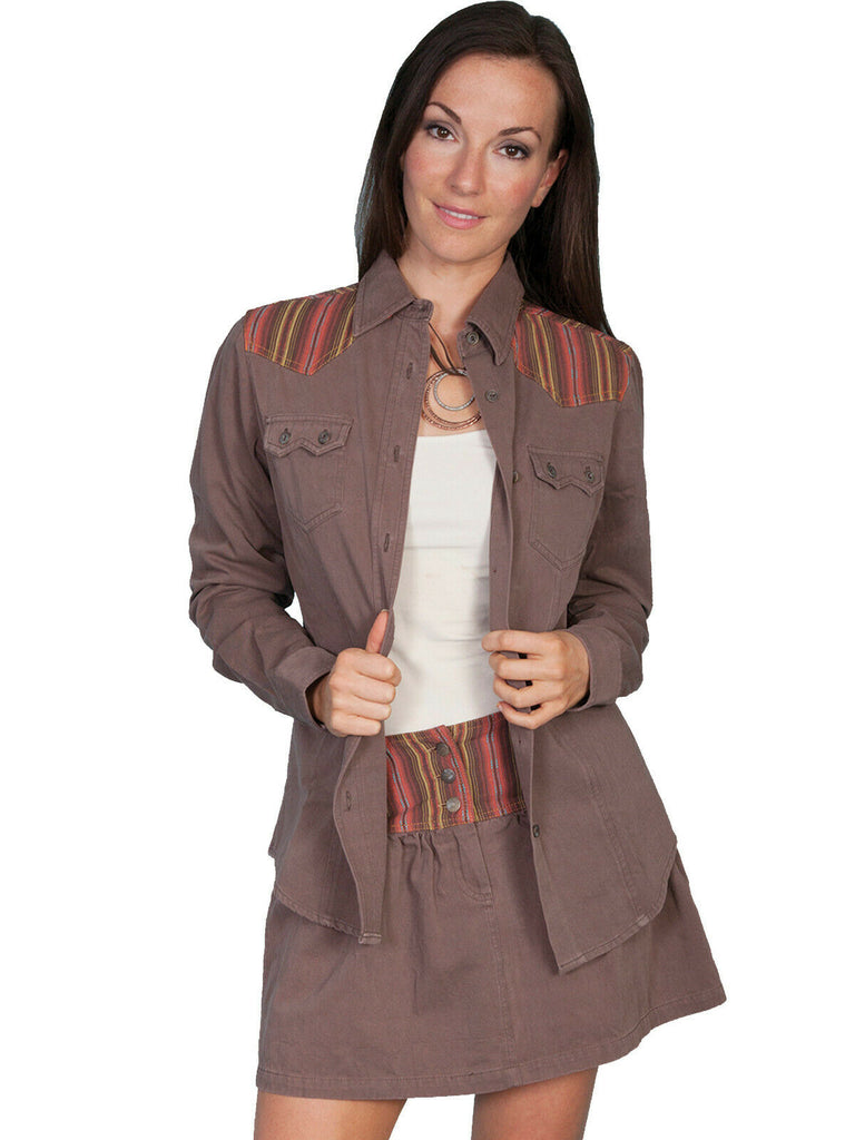 Scully Women's 100% Cotton Twill Blouse HC55
