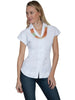 Scully Women's White 100% Cotton Blouse PSL-183