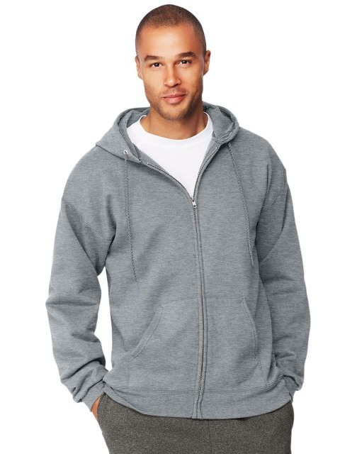 Hanes Men’s Ultimate Cotton® Heavyweight Full Zip Hoodie (F280) F284