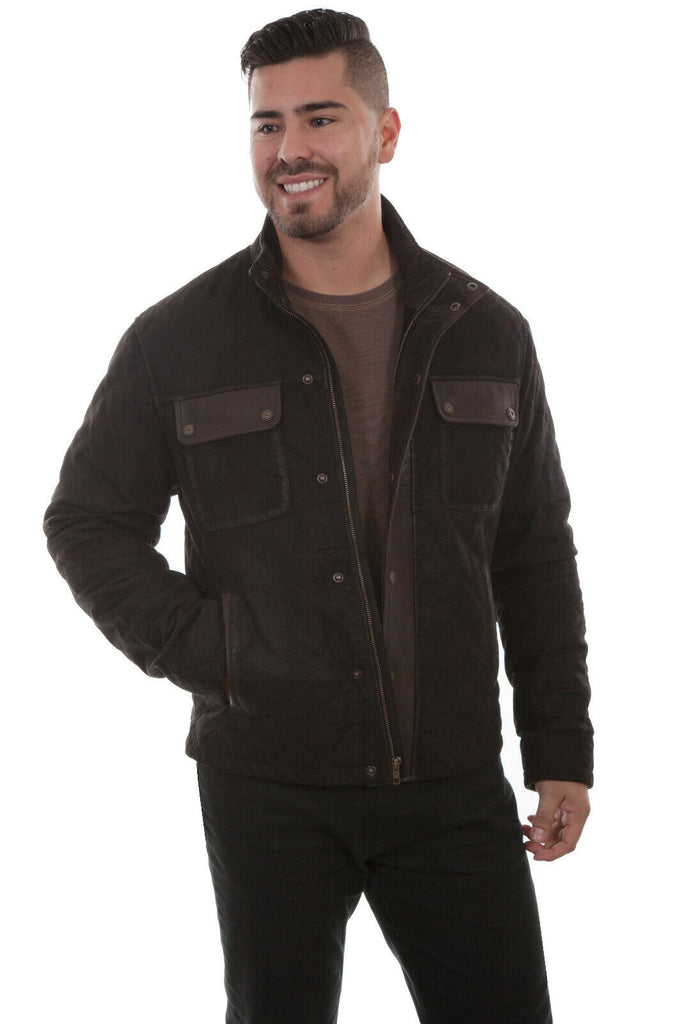 Scully Men's Quilted Leather Jacket 1002