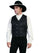 Scully Wahmaker Men's Silk Jacquard Vest 535344