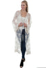 Scully Women's Open Front Lace Cardigan HC406