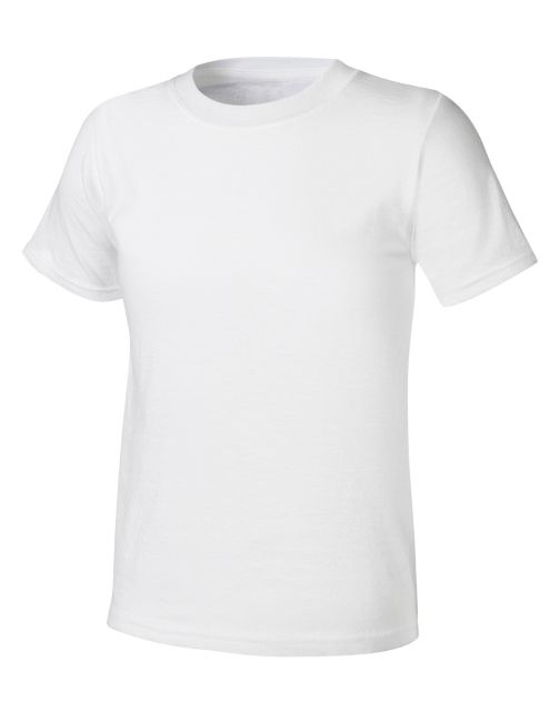 Hanes Boys' Ultimate X-TEMP® TAGLESS® White Crew 4-Pack BU13X4