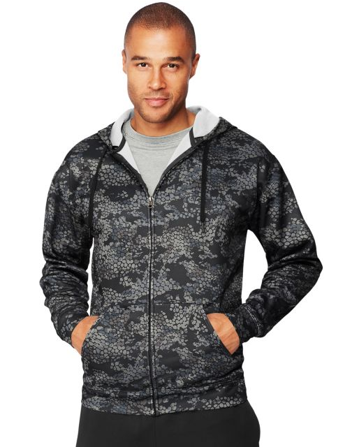 Hanes Sport™ Men's Performance Fleece Zip Up Hoodie O6213