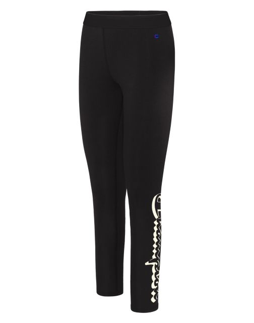 Champion Women's Authentic Leggings, Vertical Shadow Logo M5073G 550248