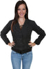Scully Women's Black 100% Cotton Soutache Jacket PSL-192