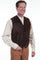 Scully Wahmaker Men's Rayon Velvet Diamond Dress Vest 521224