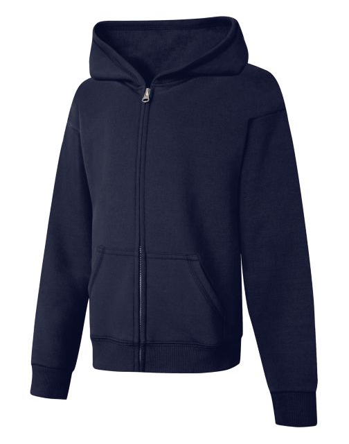 Hanes ComfortSoft™ EcoSmart® Girls' Full-Zip Hoodie Sweatshirt OK270
