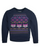 Hanes Girl's Hi-Low Crew Sweatshirt K352