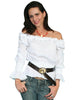 Scully Honey Creek Ladies Ruffled Cotton Blouse SH009