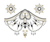 BODY ARTS INK AUDREY CHEST BODY TATTOO VLBT3