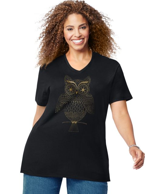 JMS Whoot Whot Short Sleeve Graphic Tee GTJ181 Y06444