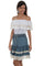 Scully Women's Denim Cotton Acid Washed Skirt HC475