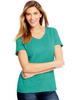 Hanes Women's X-Temp w/Fresh IQ Tri-Blend Performance V-Neck Tee 42VT