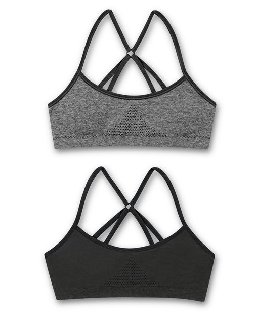 Hanes Girls Molded T-Back 2 pk H153
