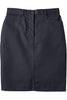 Women's Chino Flat Front 25" Length Skirt 9711