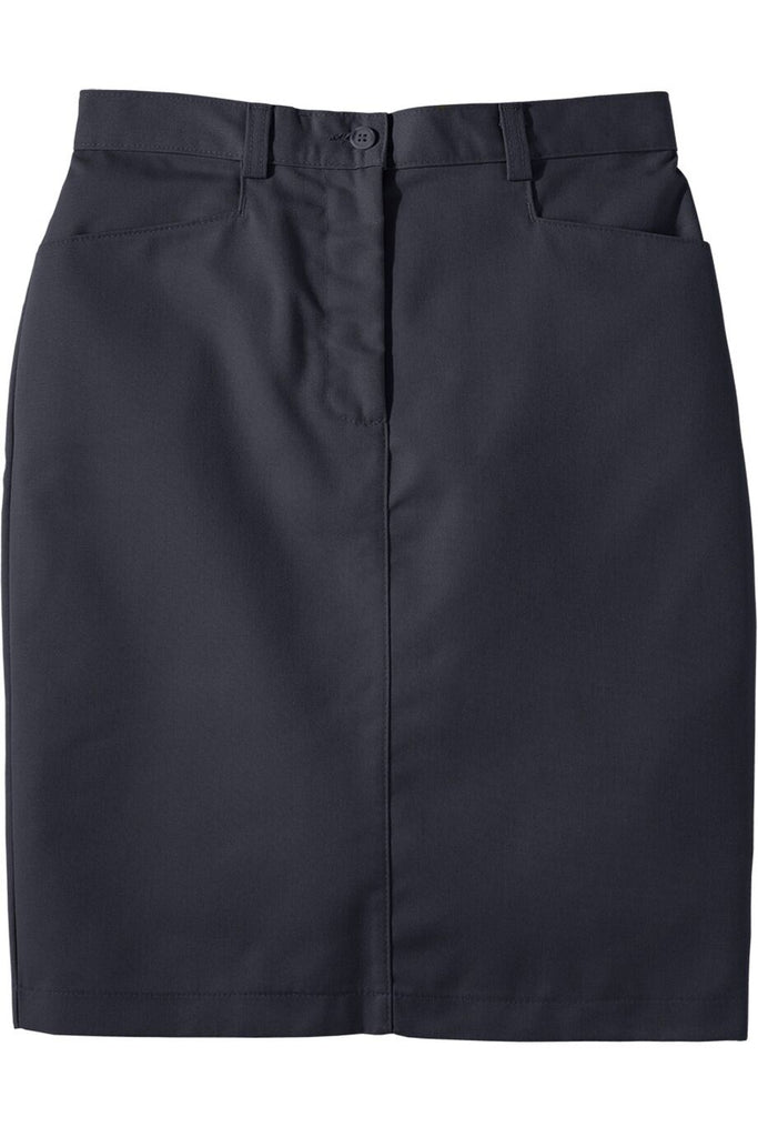 Women's Chino Flat Front 25" Length Skirt 9711