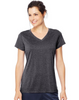 Hanes Sport™ Women's Heathered Performance V-Neck Tee O9032