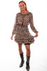 Scully Womens Feather Long Sleeve Dress HC76