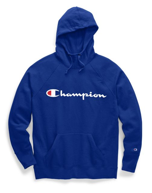 Champion Women Plus Powerblend Fleece Pullover Hoodie Graphic-QW140G Y07466