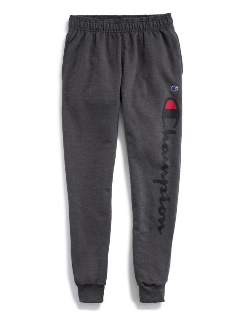 Champion Men's Classic Jersey Joggers, Vertical Script Logo GP08H