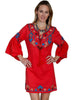 Scully Women's Embroidered Peasent Dress E287
