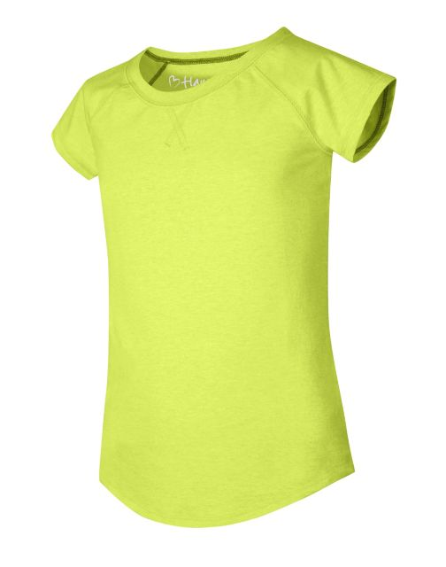 Hanes Girls' X-Temp® V-Notch Tee OK059