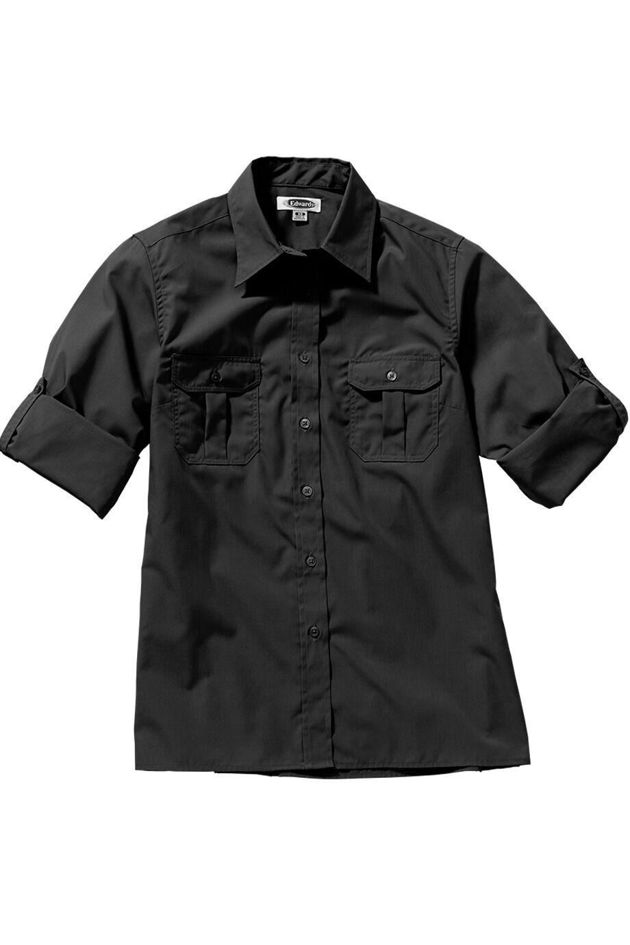 Poplin Roll Up Sleeve Blouse 5288