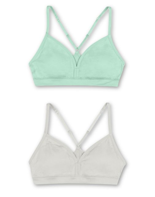 Hanes Girls' ComfortFlex Fit® Pullover Bra w/Adjustable Racerback Straps MHH198