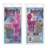 CALIFORNIA EXOTIC NOVELTIES BUTTERFLY KISS VIBRATOR PINK SE078204