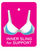 Hanes T-Shirt Soft Foam Back Close Bra MHG542