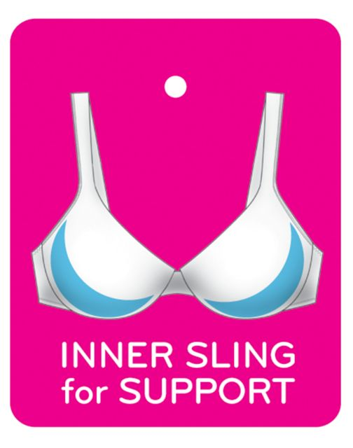 Hanes T-Shirt Soft Foam Back Close Bra MHG542