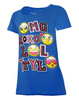 Hanes Girls' Mystical Beast Peplum Tee HNK295