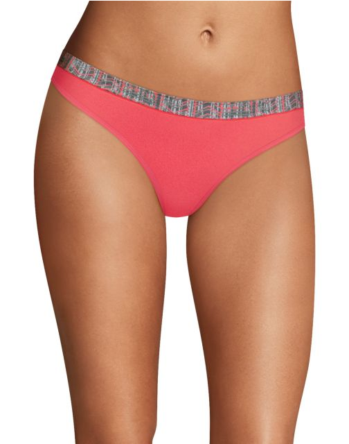 Maidenform Sport Heathered Micro Thong DMMSMT