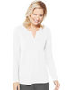 Women's Hanes Lightweight Split Neck Tunic O9304