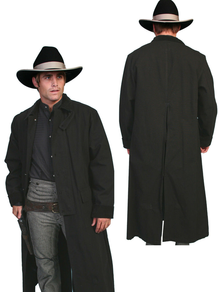 Scully RangeWear Men's 100% Cotton Long Overcoat Duster Coat RW107