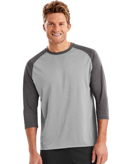Hanes Sport™ Men's Performance Baseball Tee O5423