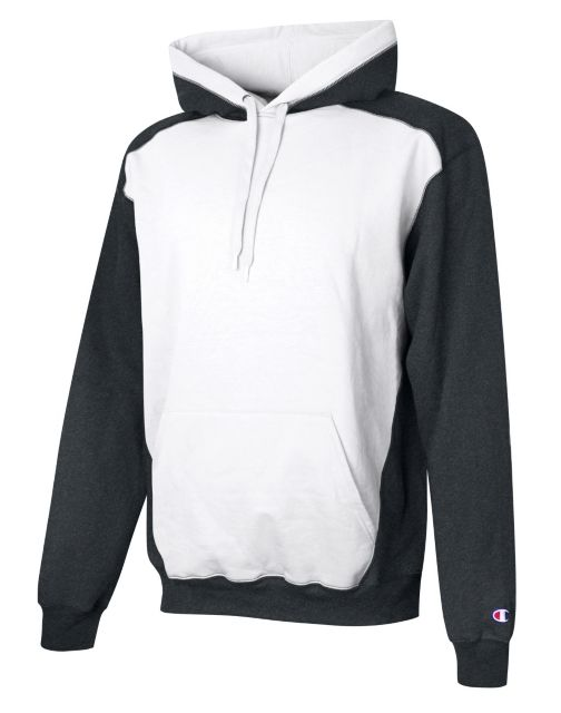 Champion Men's Double Dry Eco Colorblocked Fleece Hood S750
