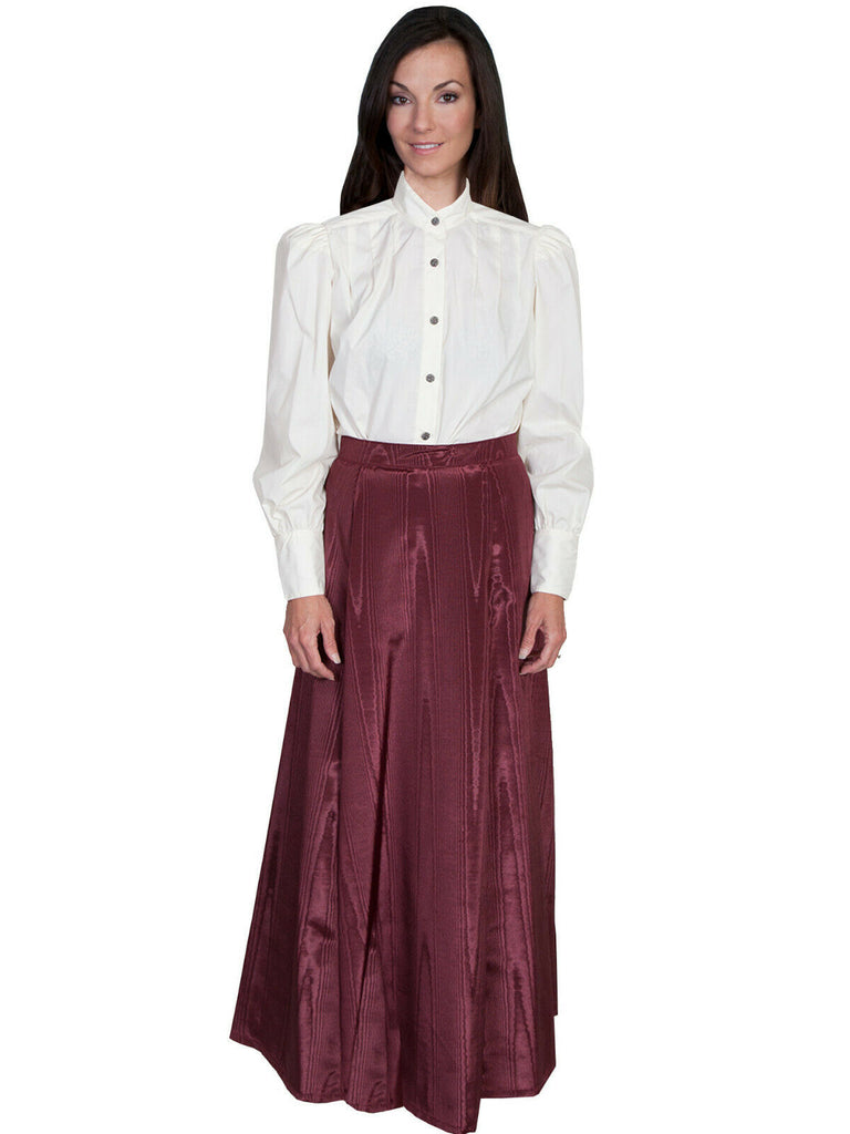 Scully Women's Wahmaker Five Gore Walking Skirt Poly Blend Moire 738816