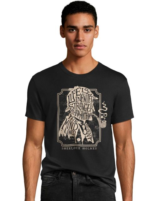 Hanes's Men's Sherlock Holmes Graphic Tee GT49 Y07535